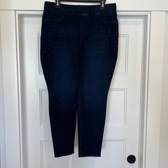 Talbots Sculpt Pull-On Jeggings, Classic Empire Wash, Size 12P - Picture 2 of 8